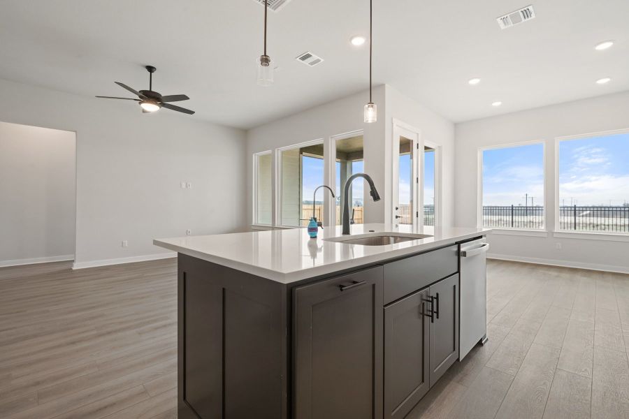 Furnished interior view inside a new home in Lagos Reserve, Manor (Image 9).