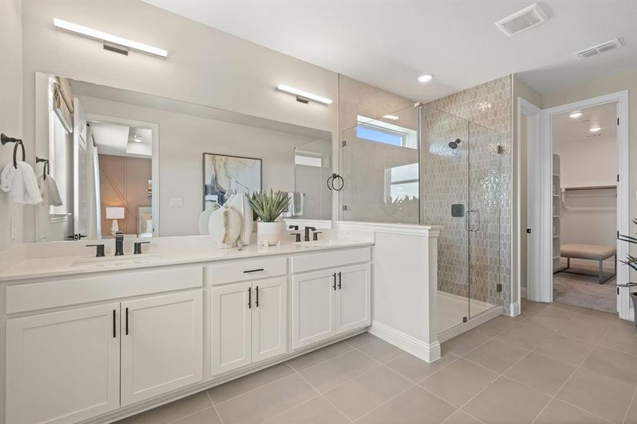 Furnished interior view inside a new home in , McKinney (Image 19).