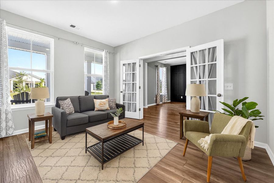 Furnished interior view inside a new home in , Summerville (Image 10).