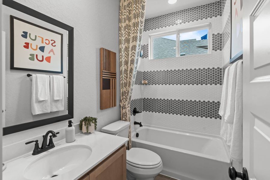 Representative furnished interior of a home built from the Morgan 50′ by Chesmar Homes in Esperanza – New Phase Now Selling, Boerne (Image 14).