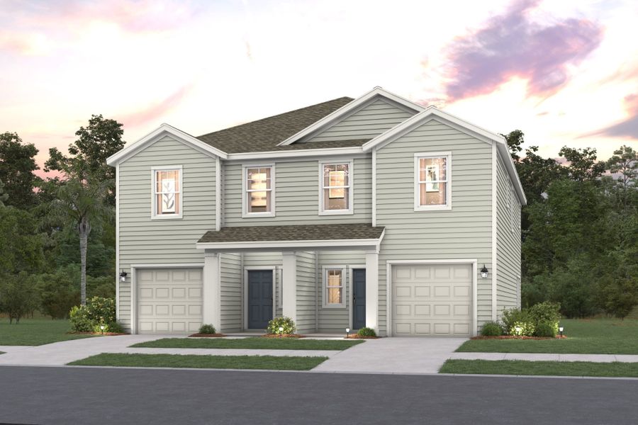 Davor Elevation B at Dogwood Series at The Landings at Pecan Park by Century Communities