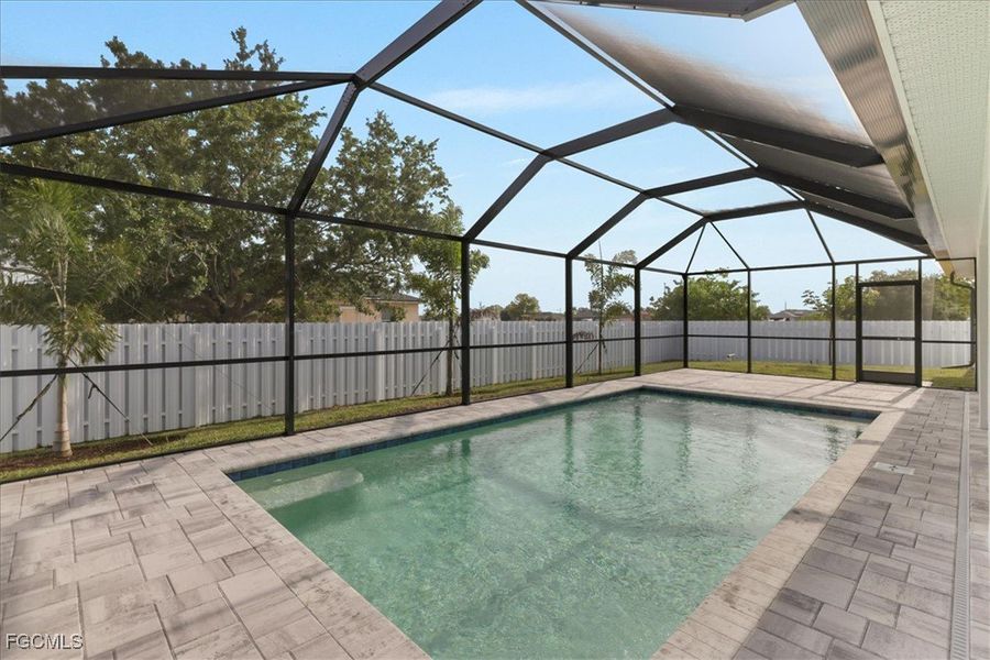 Exterior details and patio area of a home in Cape Coral, Cape Coral (Image 20).