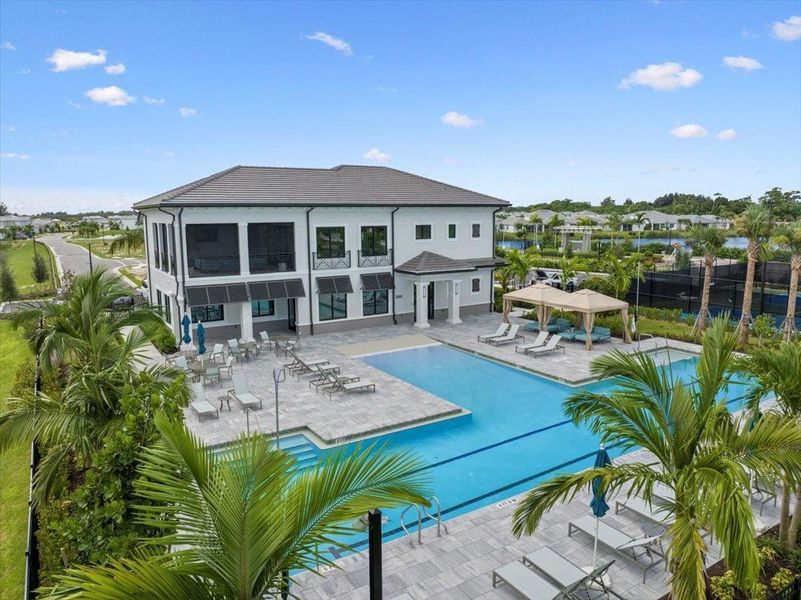 Clubhouse and pool