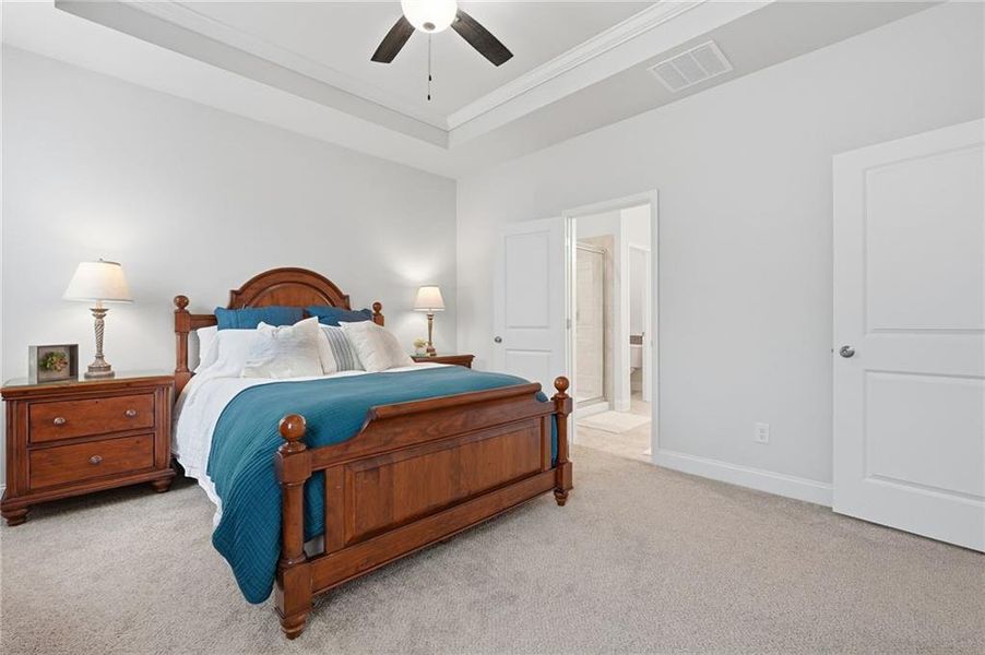 Furnished interior view inside a new home in , Sugar Hill (Image 11).