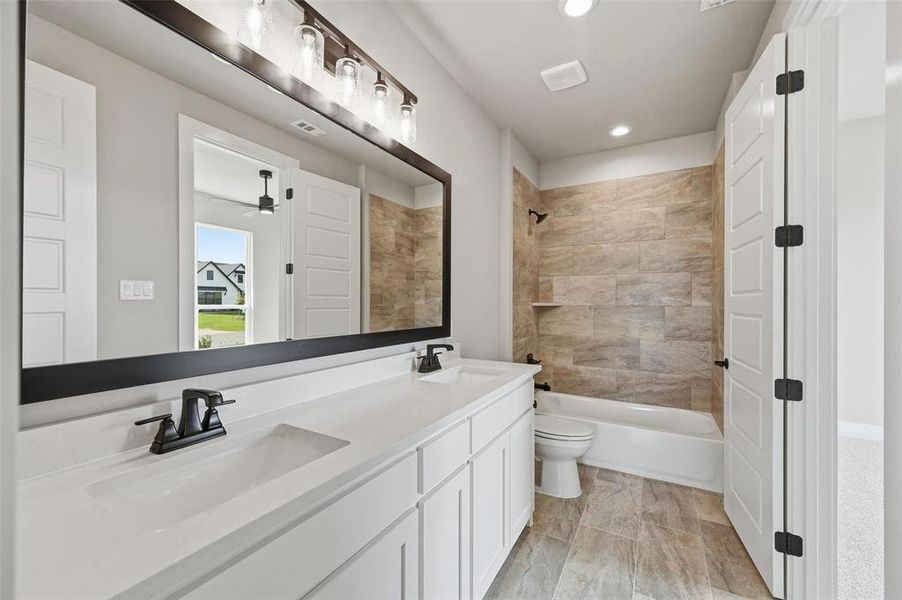 Furnished interior view inside a new home in Rocky Top Ranch, Reno (Image 10). Furnished interior view inside a new home in Rocky Top Ranch, Reno (Image 10).