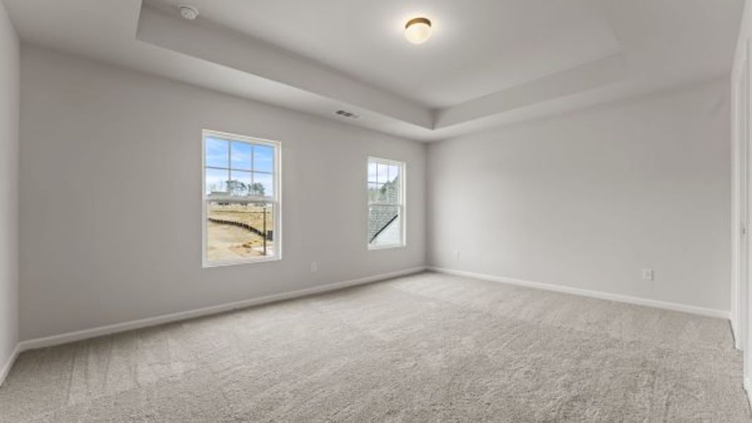 Representative unfurnished interior of a home built from the Bramblewood Townhome by Piedmont Residential in The Retreat at Browns Ridge, Newnan (Image 20).