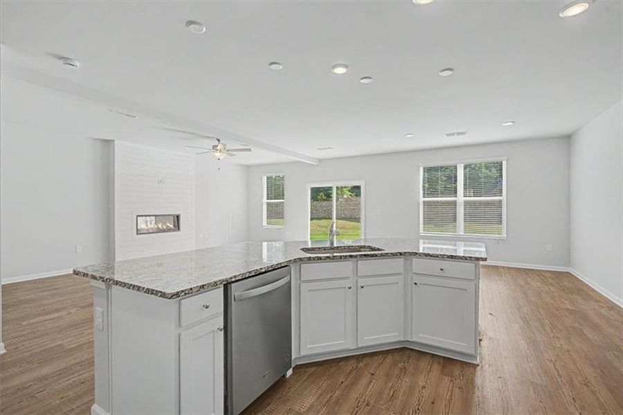 Furnished interior view inside a new home in , Grayson (Image 14).