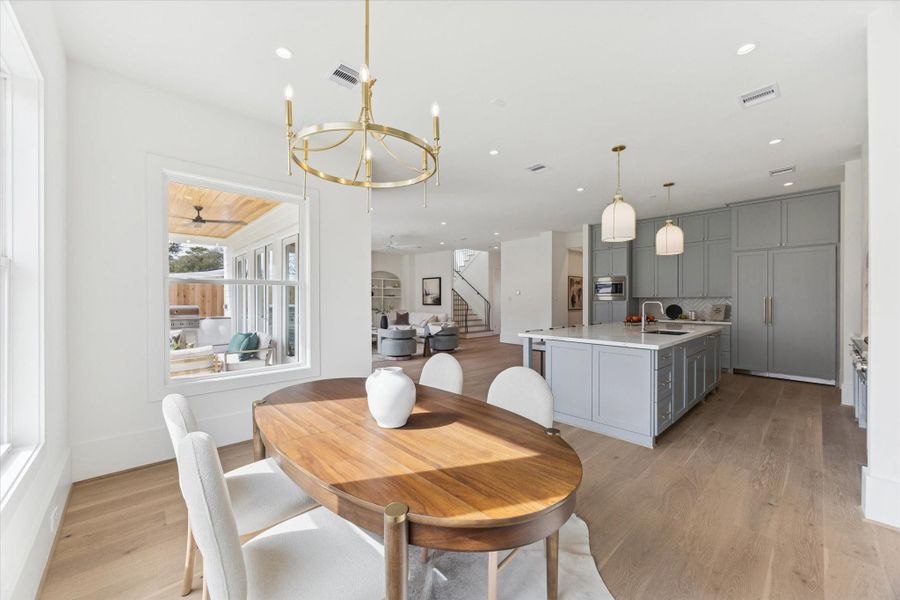 Furnished interior view inside a new home in , Houston (Image 6).