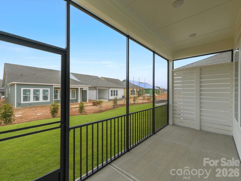 Exterior details and patio area of a home in Encore at Streamside - Classic Series, Waxhaw (Image 4).