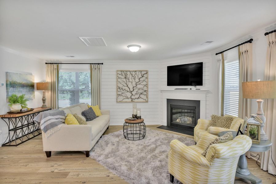 Furnished interior view inside a new home in Central Creek, Goose Creek (Image 25).