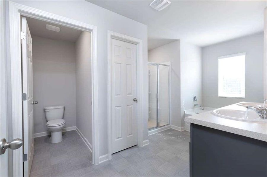 Furnished interior view inside a new home in The Reserve at Calcutta, Stockbridge (Image 7).
