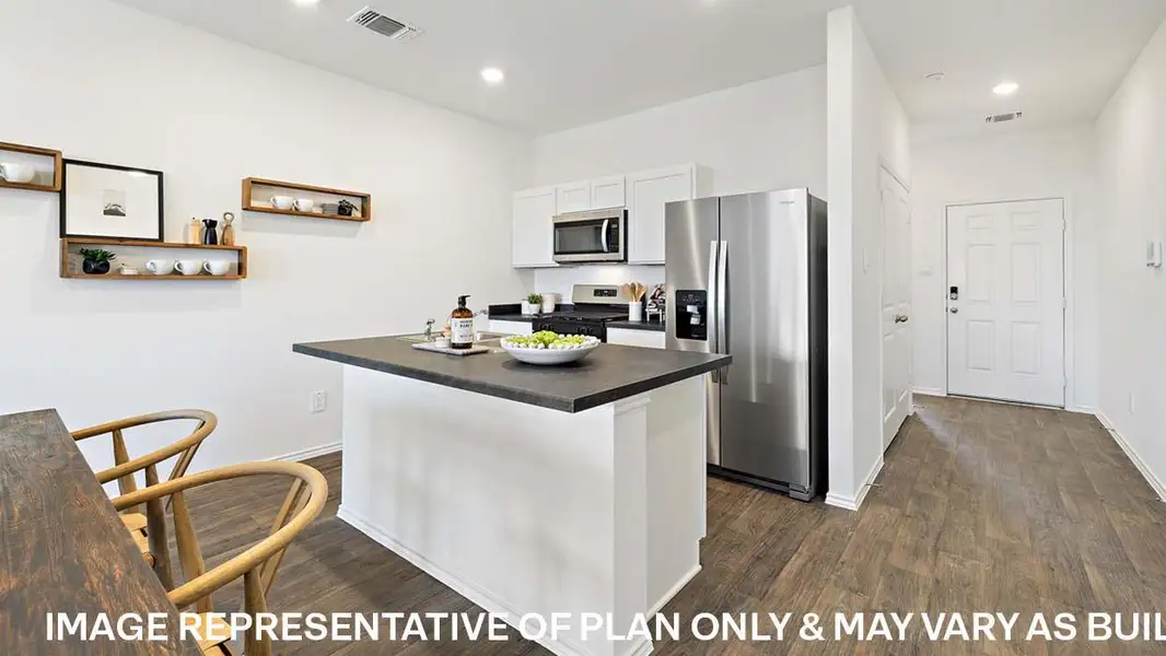 Furnished interior view inside a new home in Wayside, Uhland (Image 11).