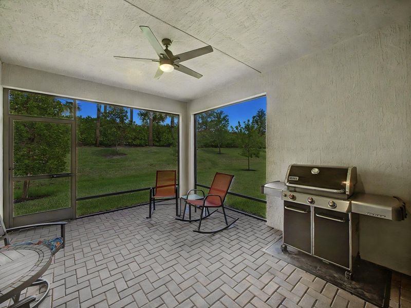 Covered Patio Night Shot