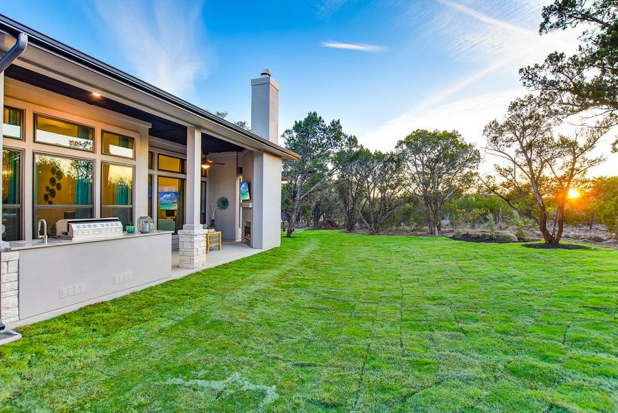Representative exterior details of a home built from the Siena III by Giddens Homes in Clearwater Ranch, Liberty Hill (Image 49).