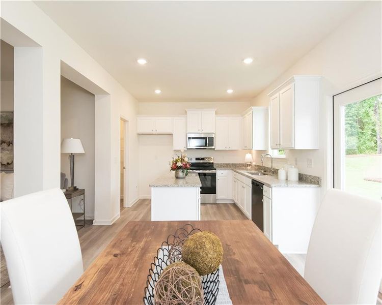 Furnished interior view inside a new home in , Conyers (Image 9). Furnished interior view inside a new home in , Conyers (Image 9).