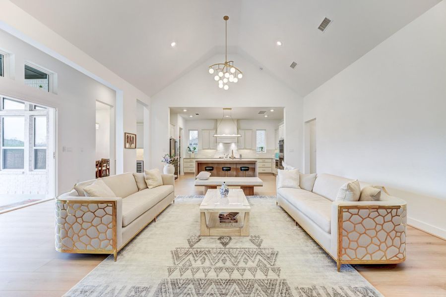 Furnished interior view inside a new home in , Missouri City (Image 8).