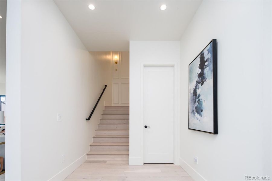 4' wide stairs leading up to the second floor with include 4 bedrooms and 4 en-suite bathrooms