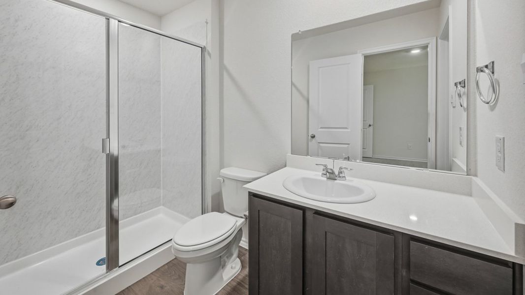 Furnished interior view inside a new home in Arbor Trails South, Princeton (Image 4).
