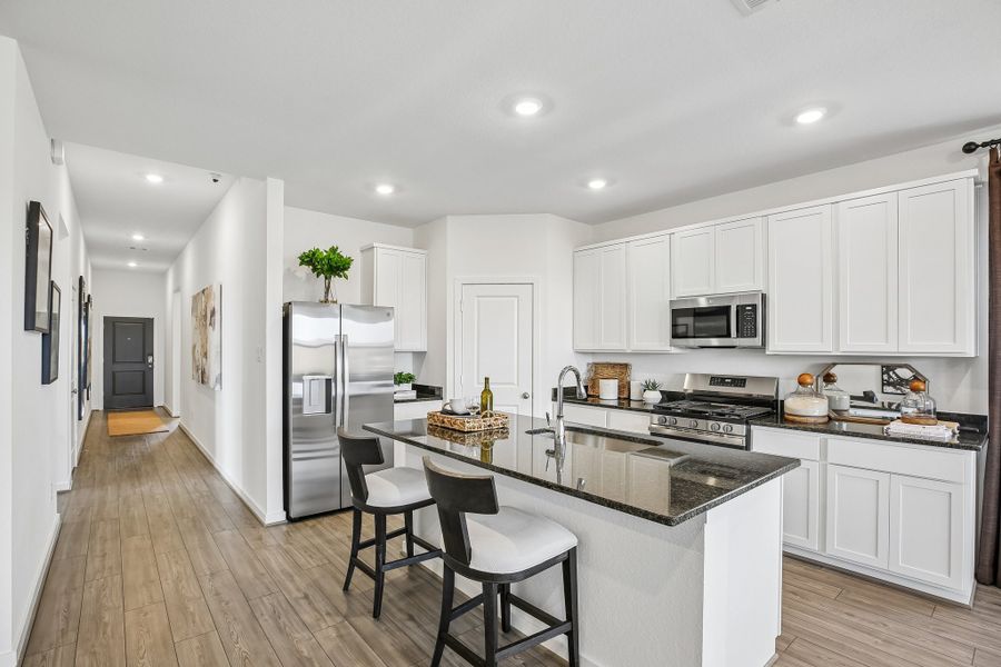 Representative furnished interior of a home built from the Charlton by Taylor Morrison in Mason Woods, Cypress (Image 13).