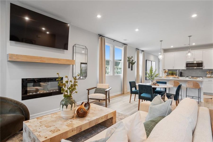 Furnished interior view inside a new home in Stegall Village, Emerson (Image 17).