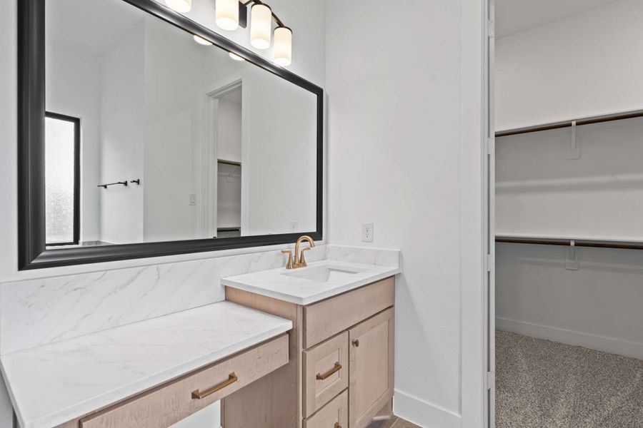 Furnished interior view inside a new home in Artavia, Conroe (Image 7).