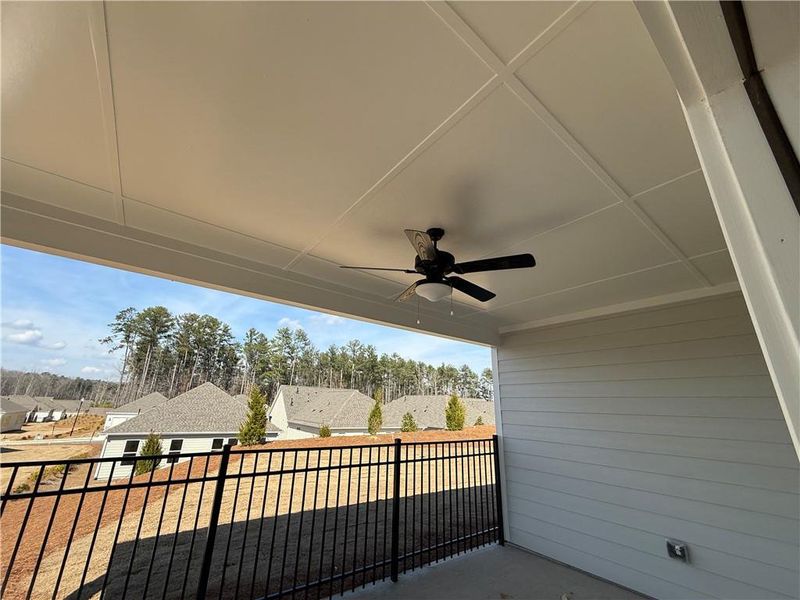 Exterior details and patio area of a home in , Hiram (Image 3).