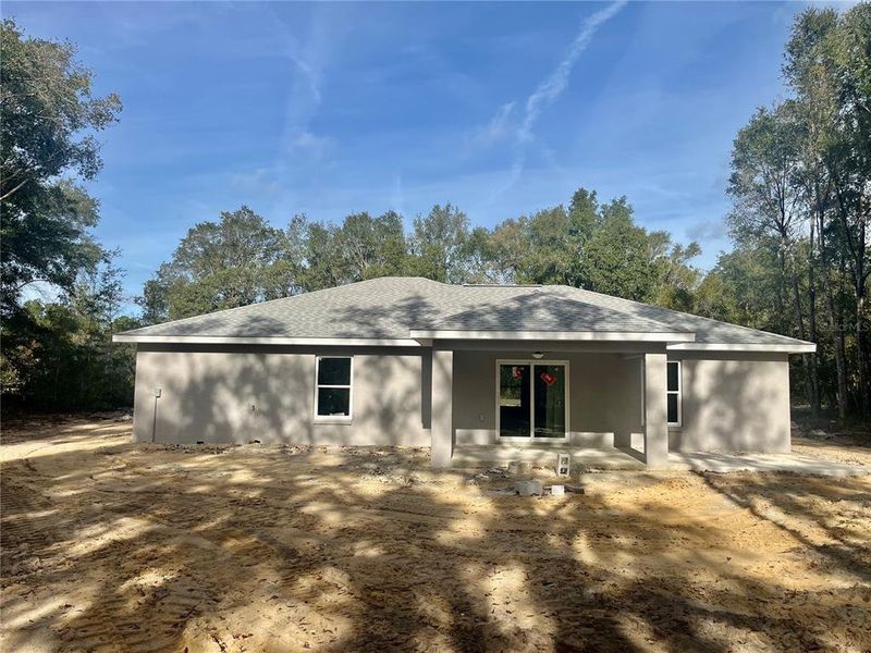 In-progress construction of a new home in , Ocklawaha, FL (Image 5).