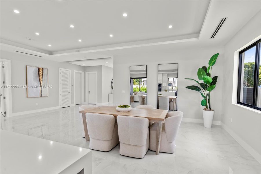 Furnished interior view inside a new home in , Miami (Image 7).