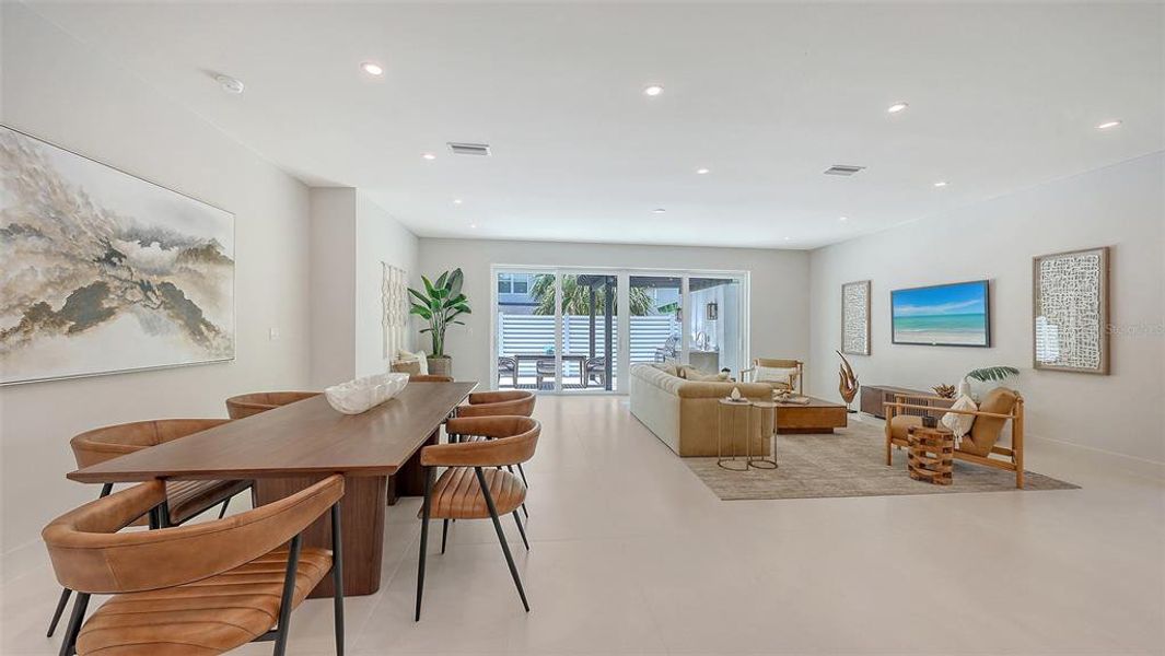 Furnished interior view inside a new home in , Sarasota (Image 15).