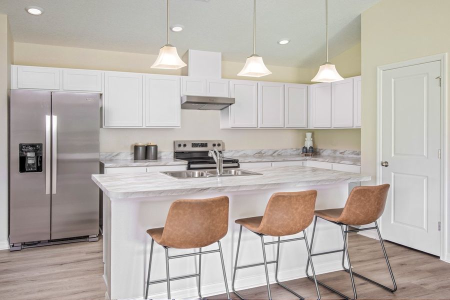 Furnished interior in a model home at Sandal Key I in Weeki Wachee (Image 21). Furnished interior in a model home at Sandal Key I in Weeki Wachee (Image 21).