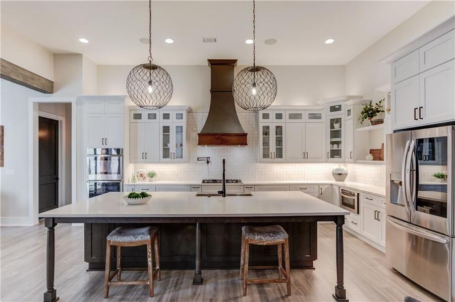 Furnished interior view inside a new home in , Suwanee (Image 41).