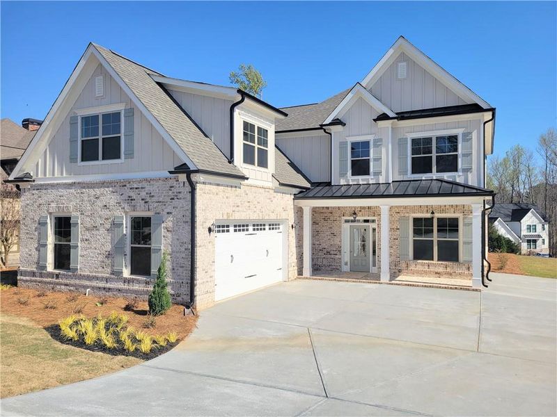 Front exterior of a new home in , Jefferson, GA, highlighting curb appeal (Image 20).