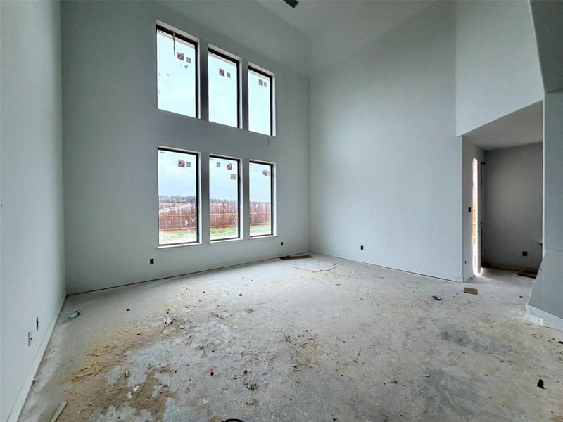 Actual progress of your home.