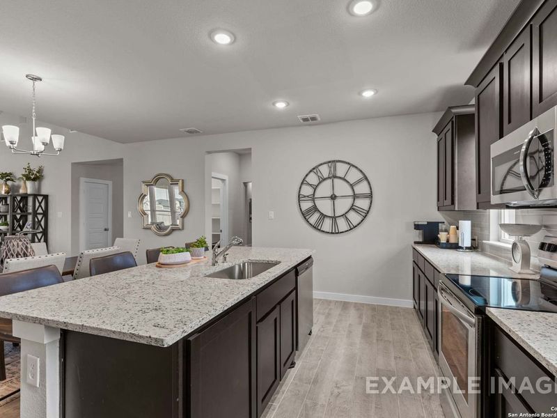 Furnished interior view inside a new home in Hannah Heights, Seguin (Image 26).
