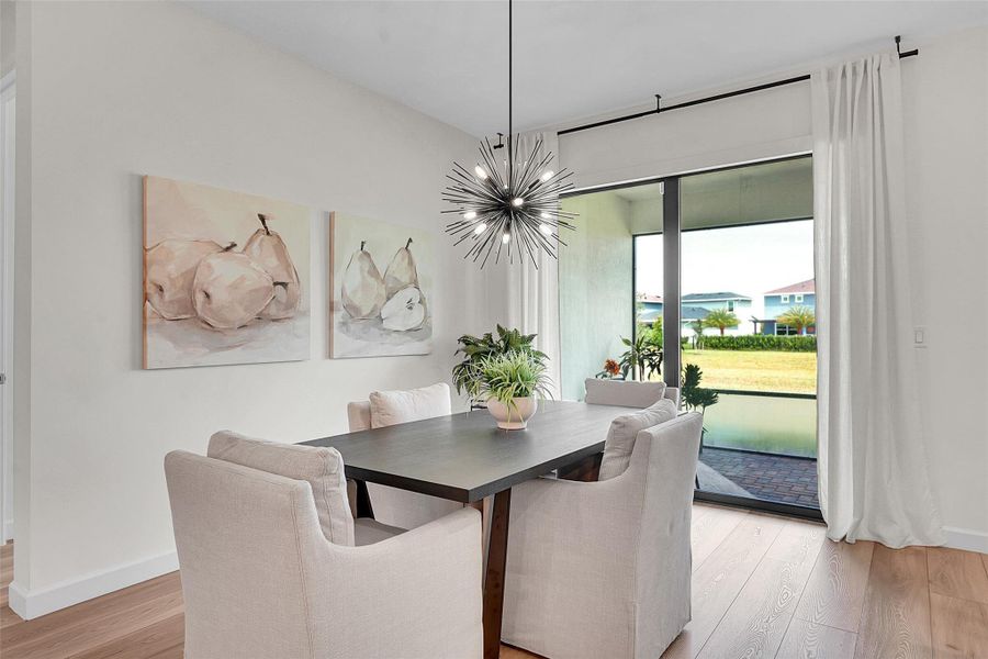 Furnished interior view inside a new home in , Loxahatchee (Image 16).