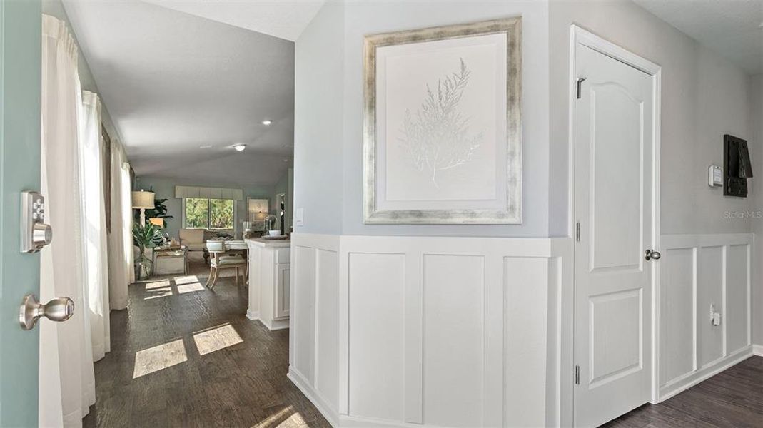 Furnished interior view inside a new home in Entrada, St. Augustine (Image 7).