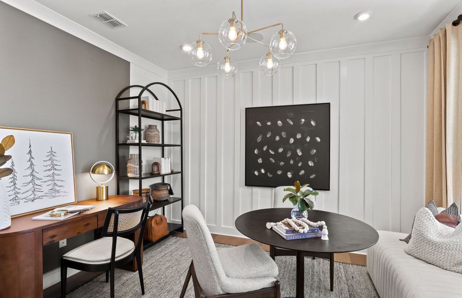 Representative furnished interior of a home built from the Stellar by Del Webb in Del Webb Greenville, Greenville (Image 27).