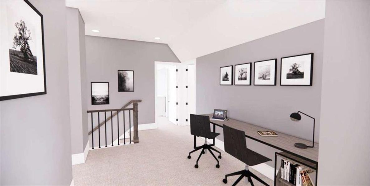 Furnished interior view inside a new home in , Carrollton (Image 5).