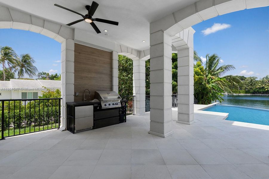 Furnished interior view inside a new home in , Surfside (Image 8).