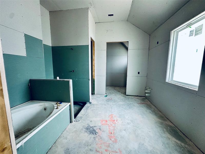 Primary Bath with garden tub & walk-in shower Primary Bath with garden tub & walk-in shower