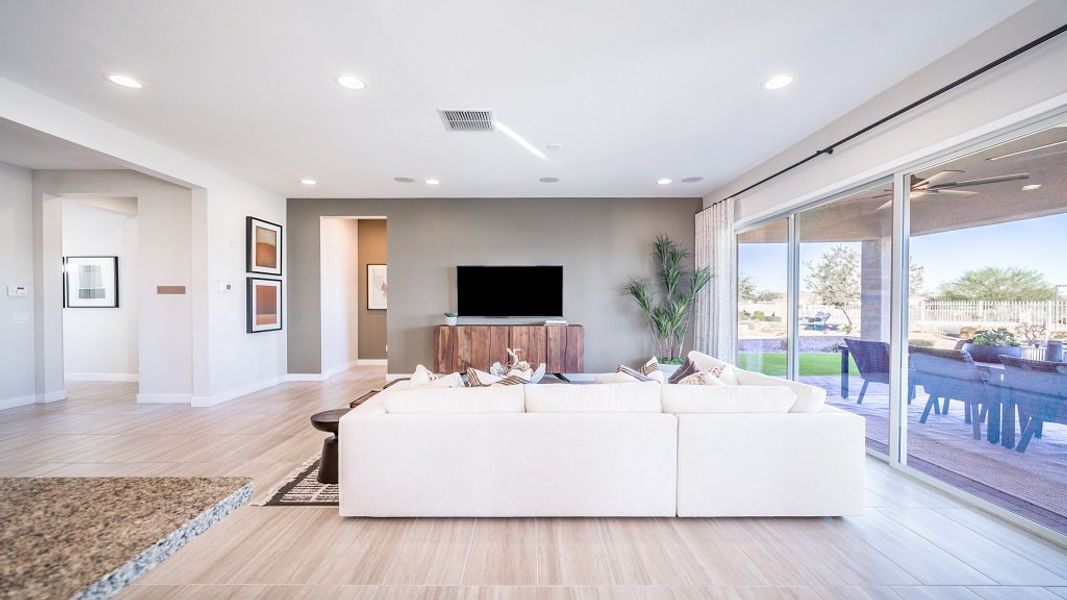 Furnished interior view inside a new home in Estrella, Goodyear (Image 12).