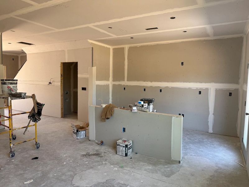 In-progress construction of a new home in Towns at The Point, Rolesville, NC (Image 8).