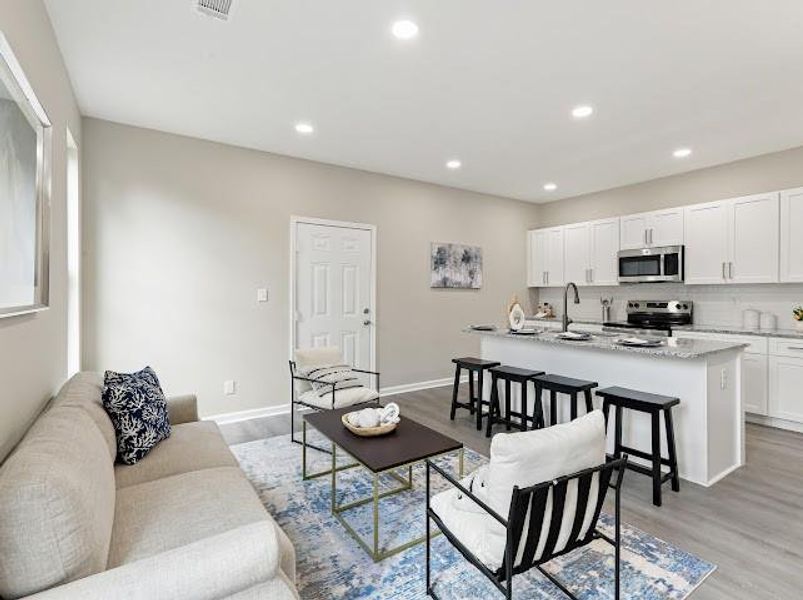Furnished interior view inside a new home in , Rome (Image 10).