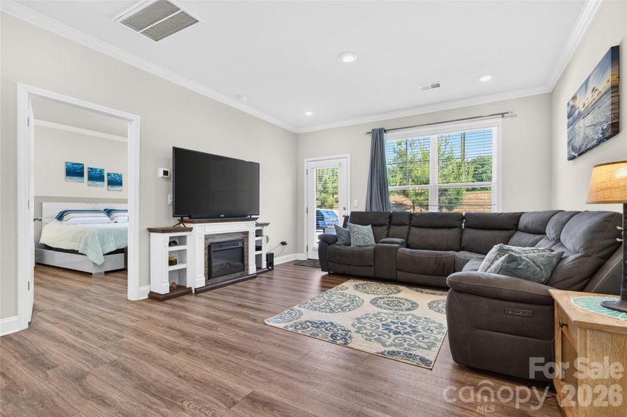 Lots of furniture layout options.