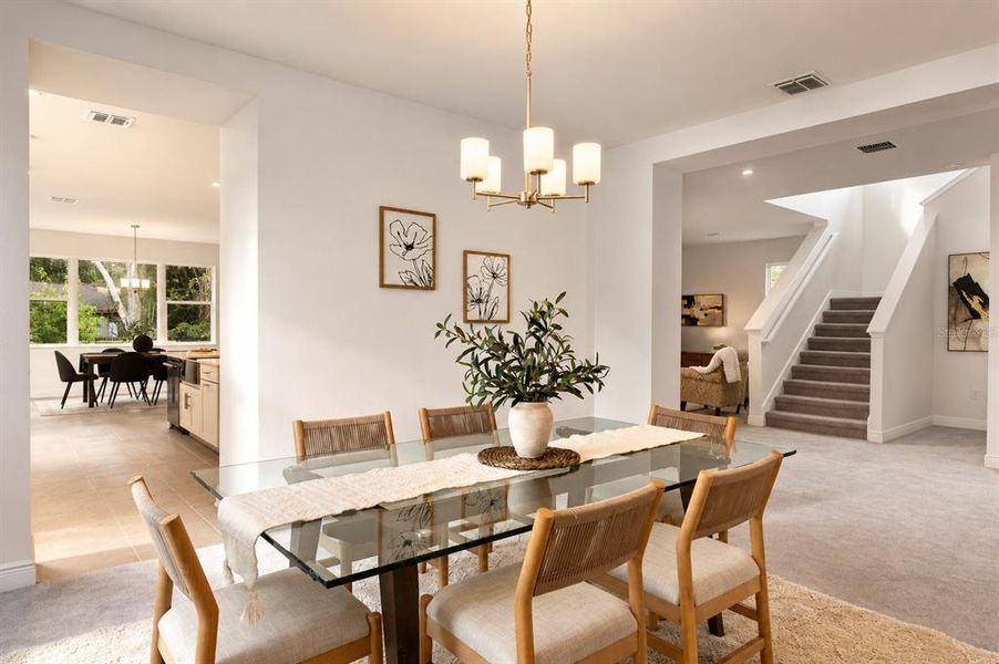 Furnished interior view inside a new home in , Tampa (Image 19).