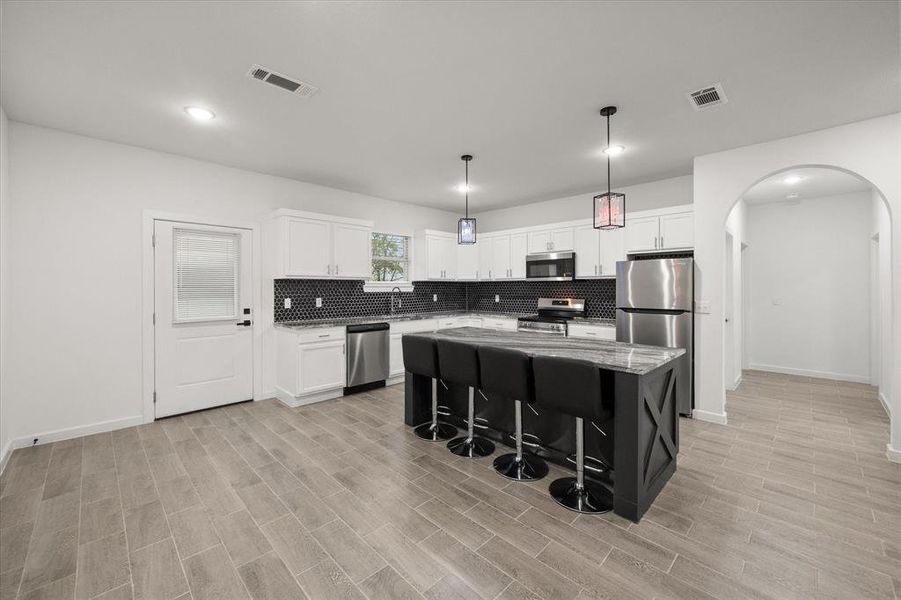Furnished interior view inside a new home in , Barry (Image 14).