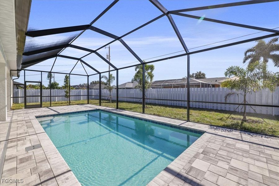 Exterior details and patio area of a home in Cape Coral, Cape Coral (Image 24). Exterior details and patio area of a home in Cape Coral, Cape Coral (Image 24).