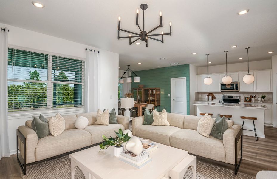 Furnished interior view inside a new home in Del Webb Stone Creek, Ocala (Image 9).