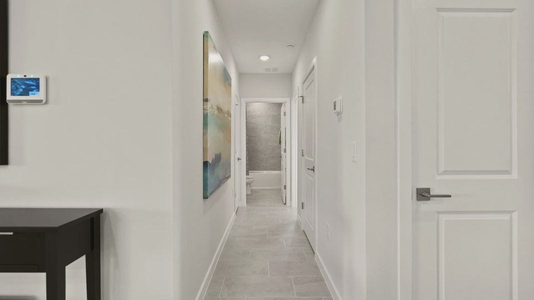 Furnished interior view inside a new home in Hamilton Bluff, Haines City (Image 16).