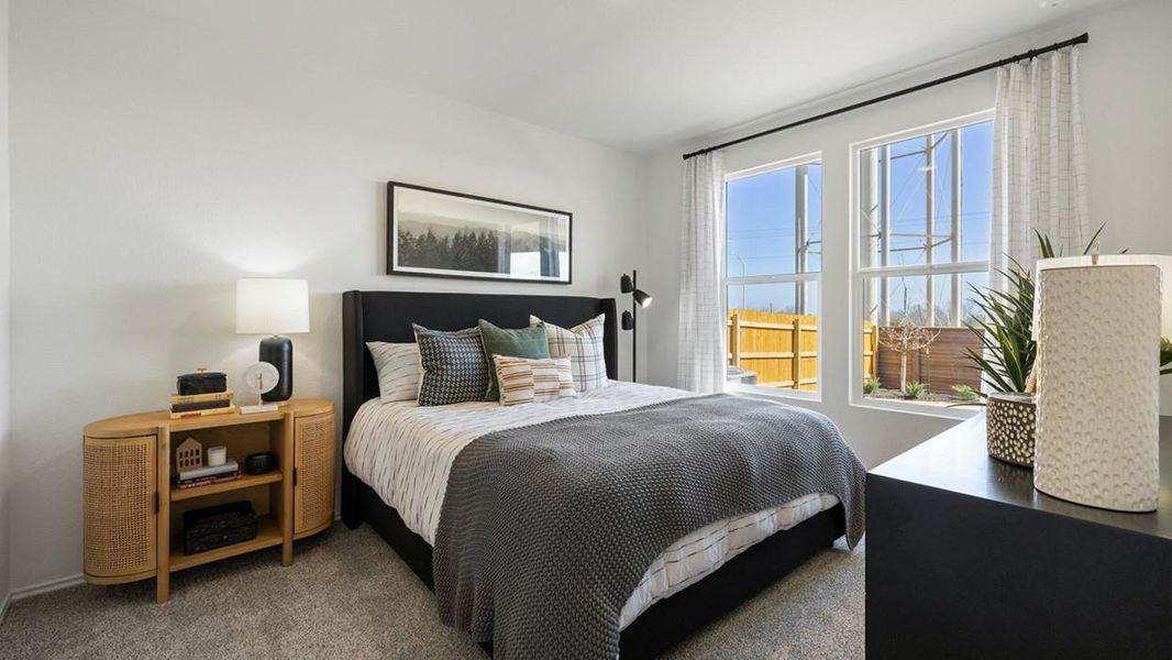 Furnished interior view inside a new home in Wayside, Uhland (Image 10). Furnished interior view inside a new home in Wayside, Uhland (Image 10).